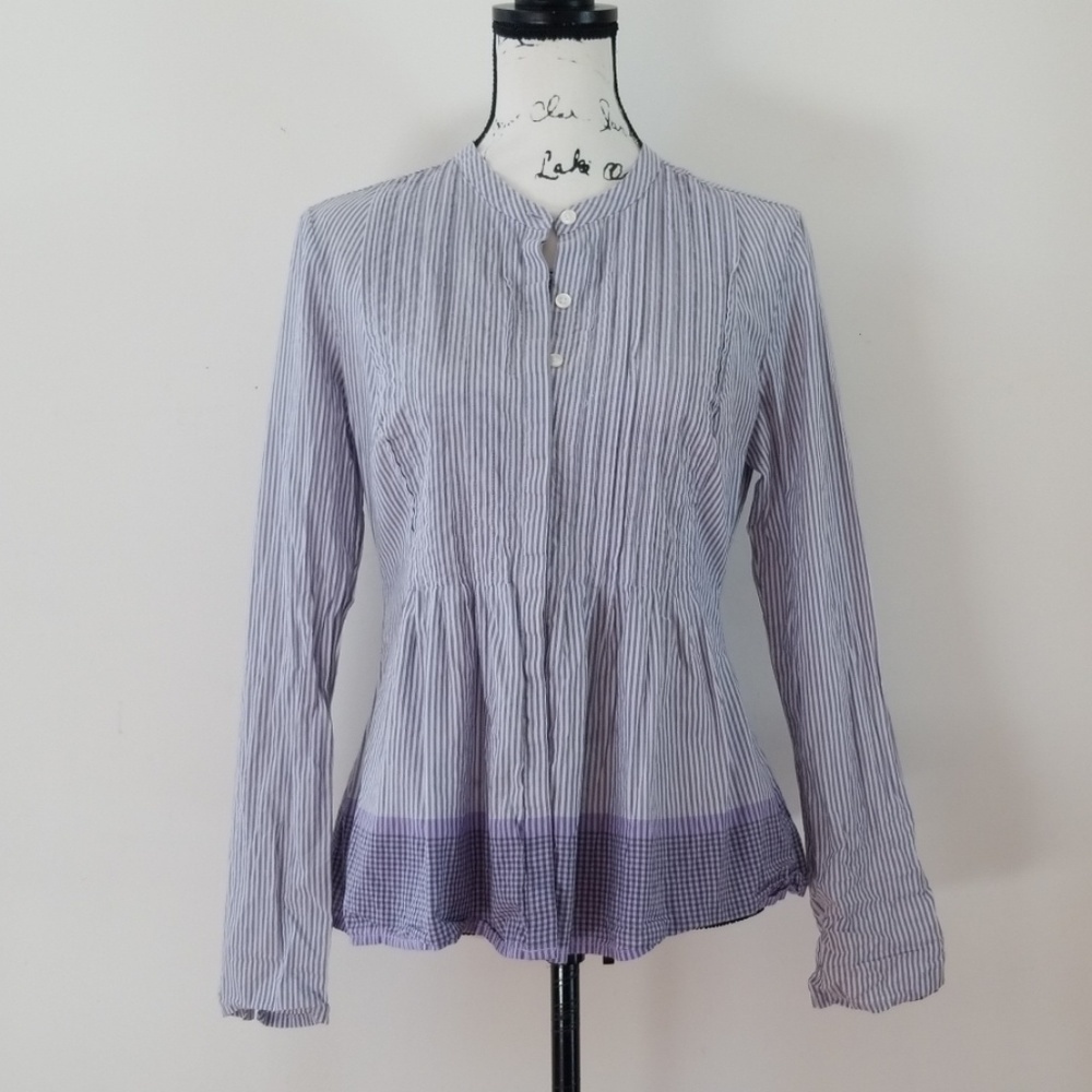 Convers One Star Cotton button long sleeve shirt, Size S
